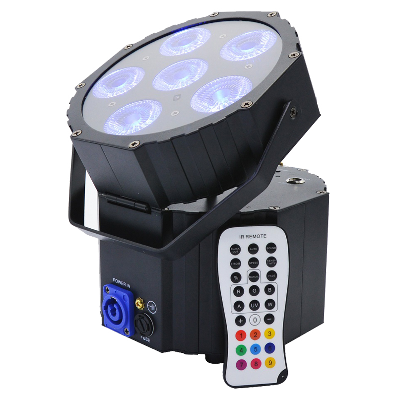 6PCS Battery&Wireless Par Light