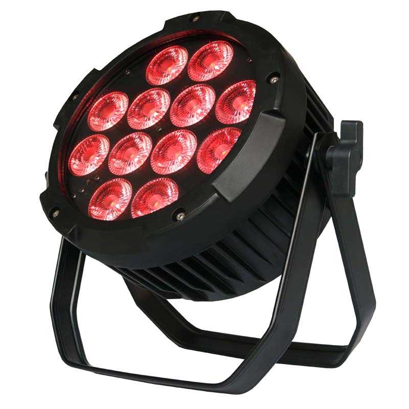 12PCS Waterproof Flat Par Light