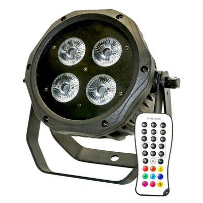 4PCS Battery&Wireless Waterproof Par Light